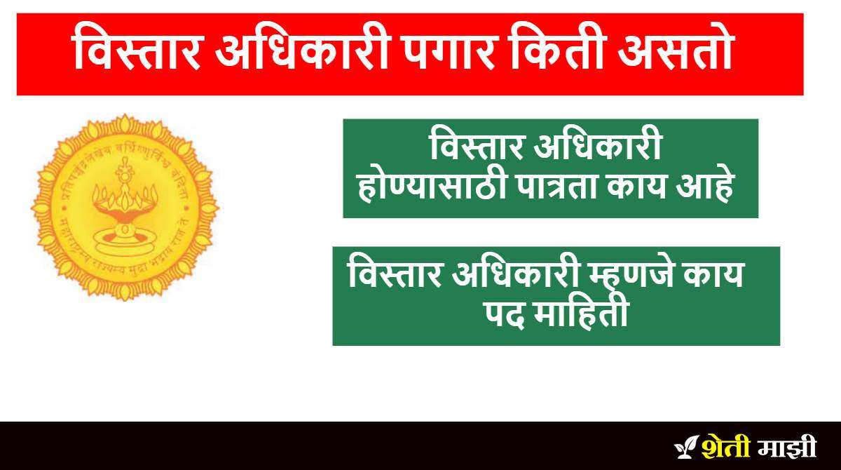 vistar adhikari salary in maharashtra